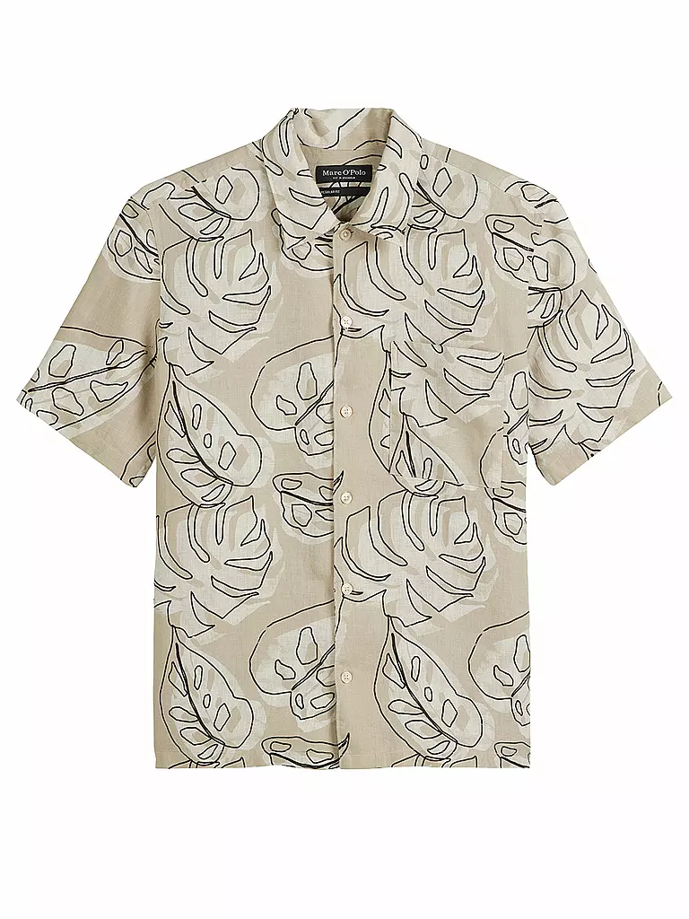 MARC O'POLO | Leinenhemd Regular Fit  | creme