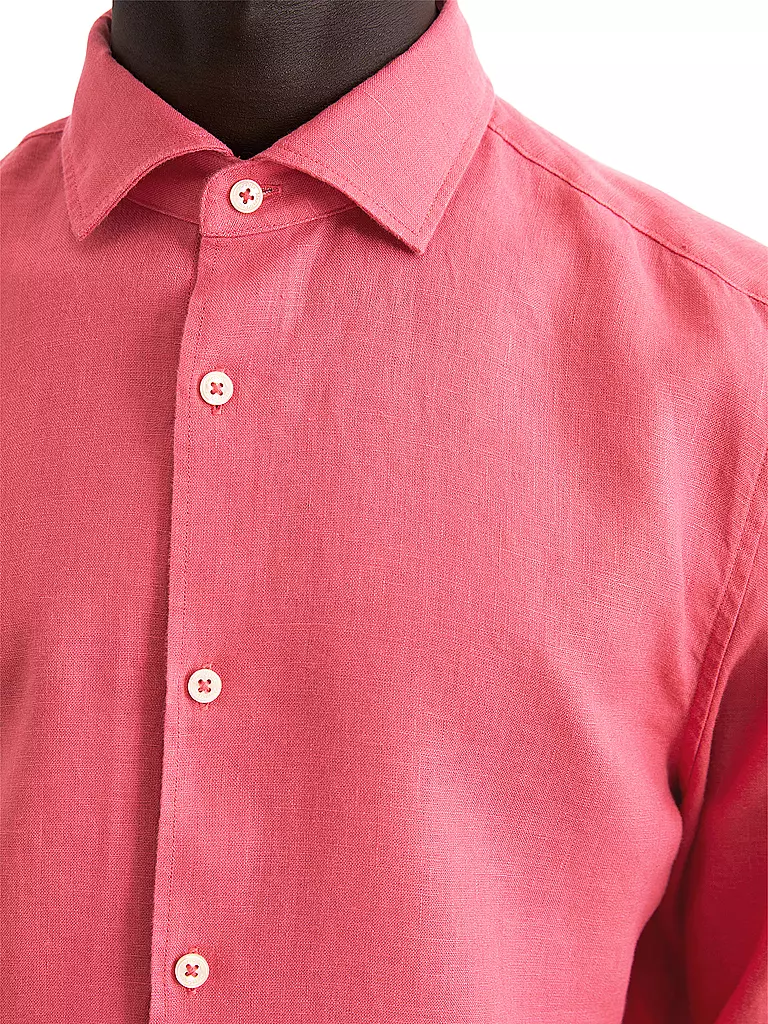 MARC O'POLO | Leinenhemd Regular Fit  | koralle