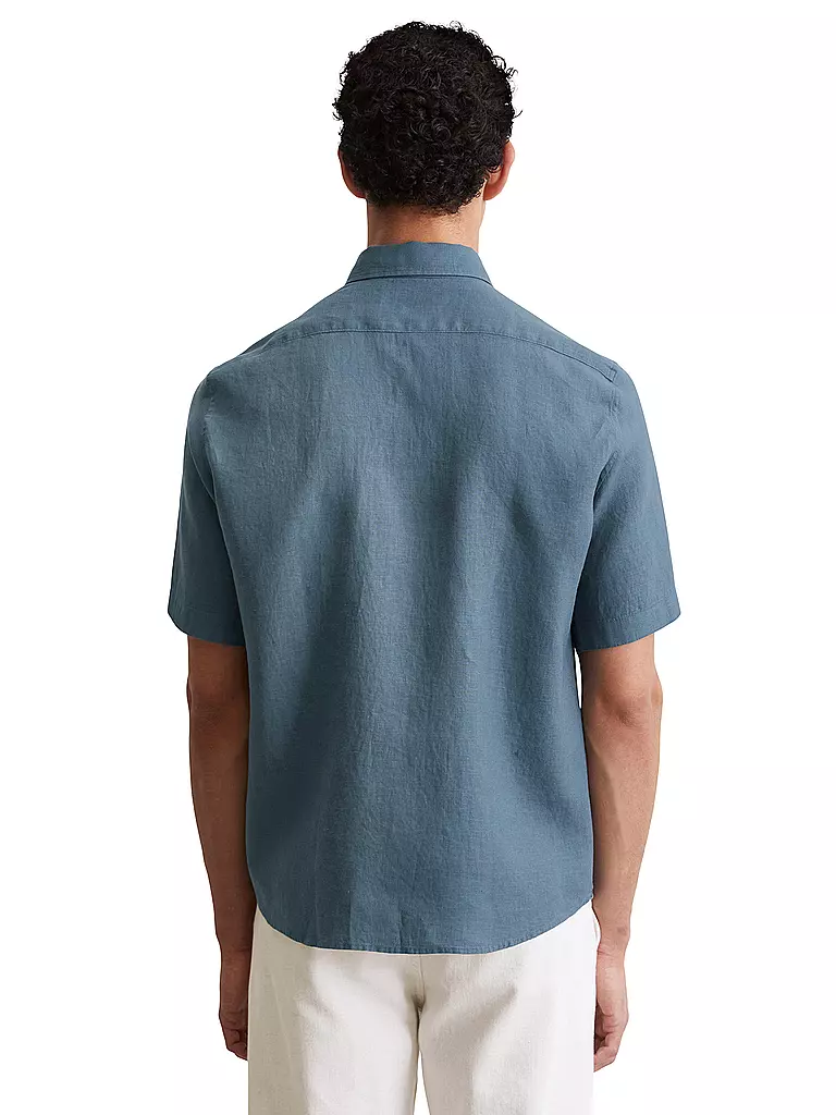 MARC O'POLO | Leinenhemd | blau