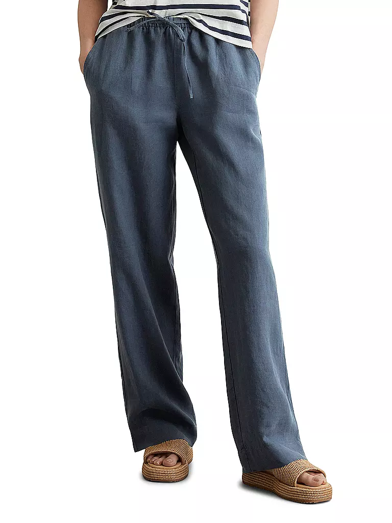 MARC O'POLO | Leinenhose | blau