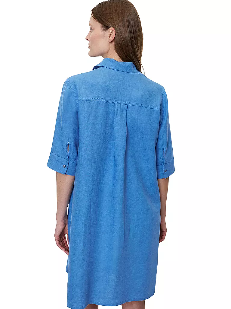 MARC O'POLO | Leinenkleid  | blau