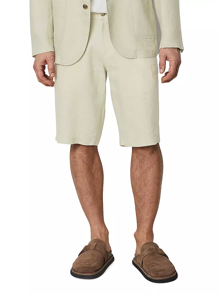 MARC O'POLO | Leinenshorts RESO | creme