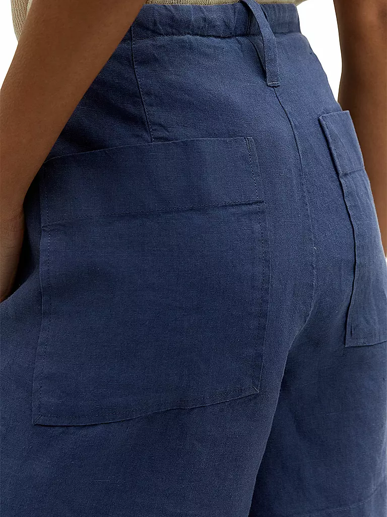 MARC O'POLO | Leinenshorts | blau