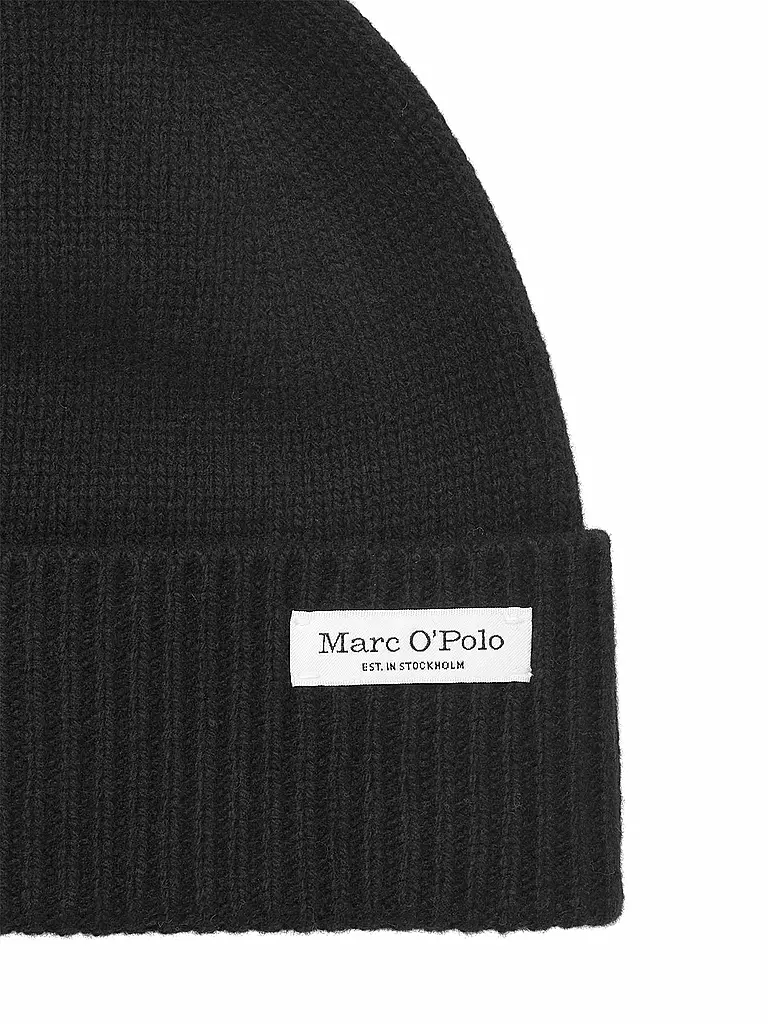 MARC O'POLO | Mütze - Haube | schwarz