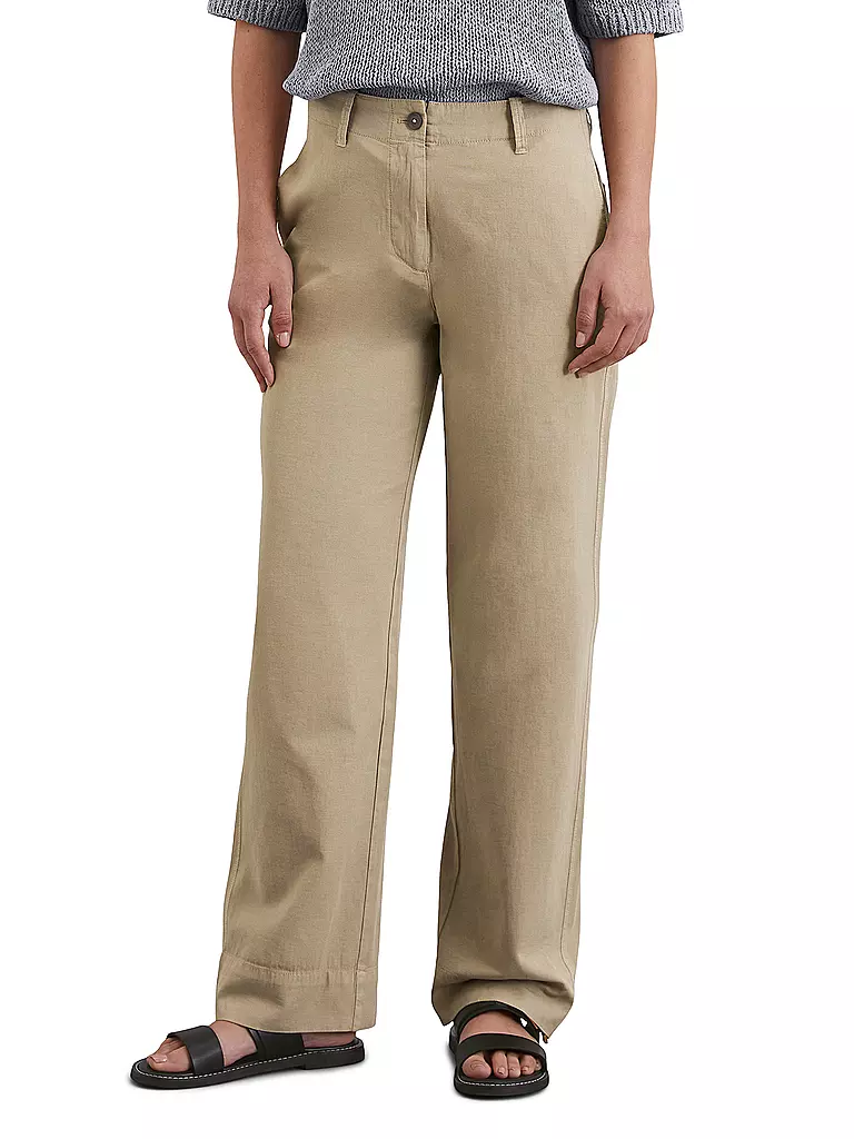 MARC O'POLO | Marlenehose  | beige