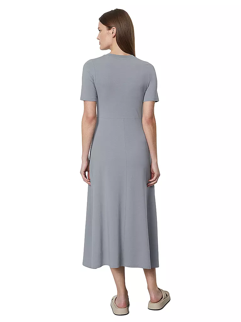 MARC O'POLO | Midikleid | hellgrau