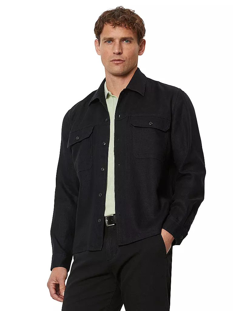 MARC O'POLO | Overshirt  | schwarz