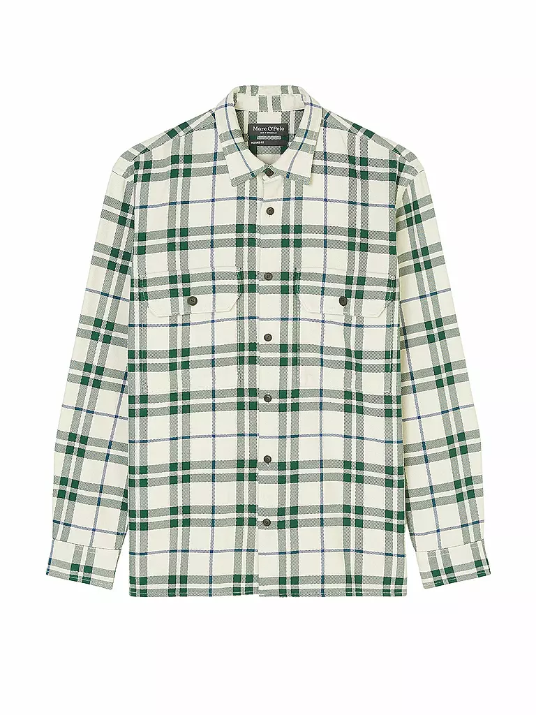 MARC O'POLO | Overshirt Relaxed Fit | grün