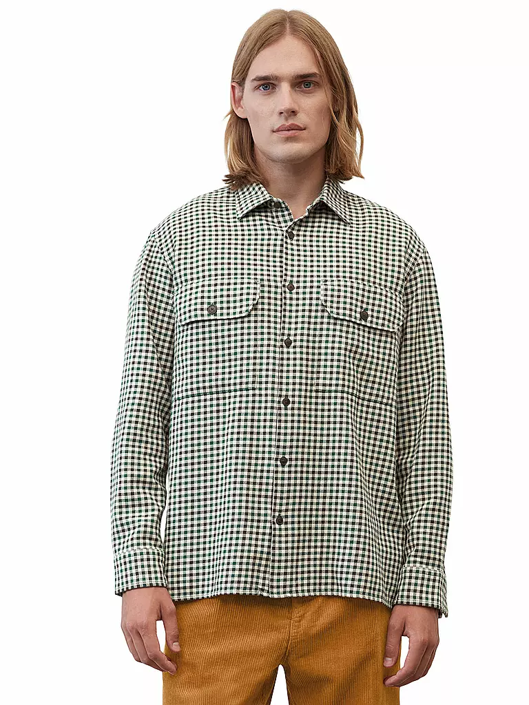 MARC O'POLO | Overshirt Relaxed Fit | grün