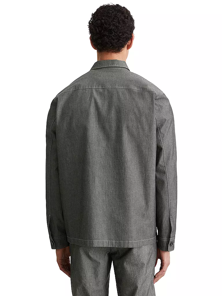 MARC O'POLO | Overshirt | grau