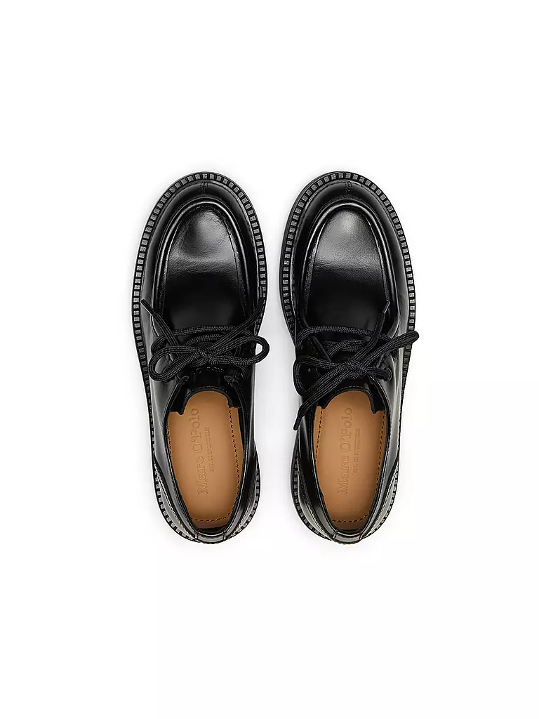 MARC O'POLO | Schnürschuhe  | schwarz