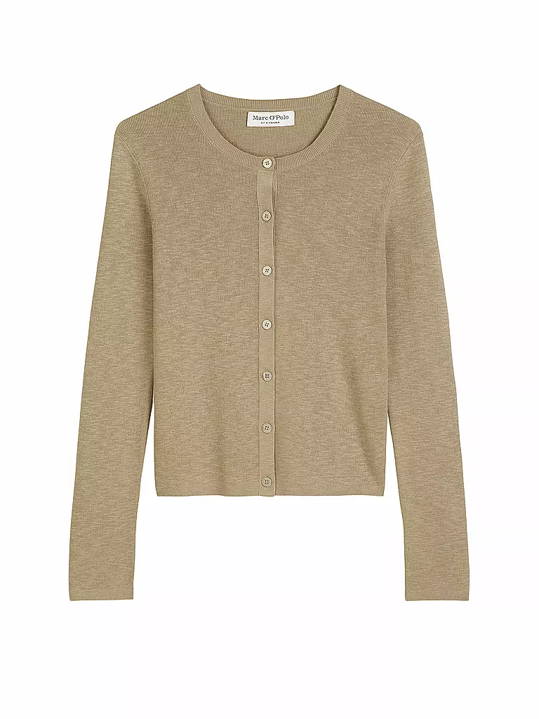 MARC O'POLO | Strickjacke  | beige