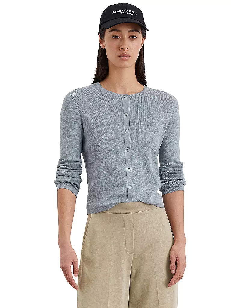 MARC O'POLO | Strickjacke  | blau