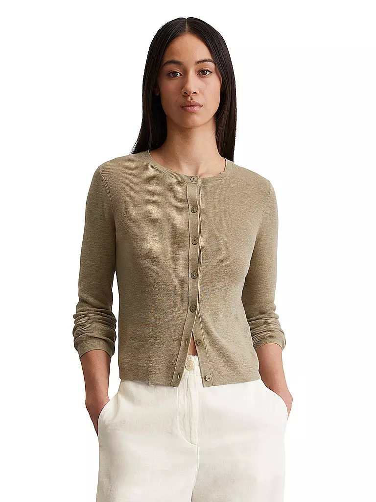 MARC O'POLO | Strickjacke  | beige