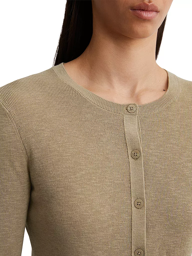 MARC O'POLO | Strickjacke  | beige