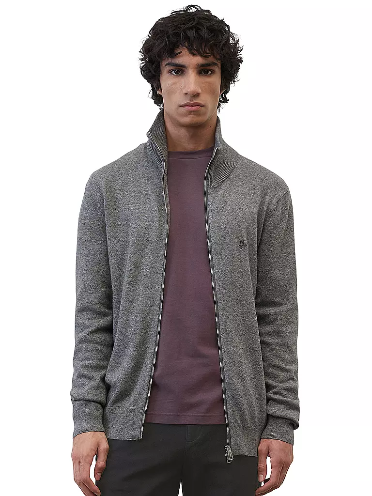 MARC O'POLO | Strickjacke  | grau