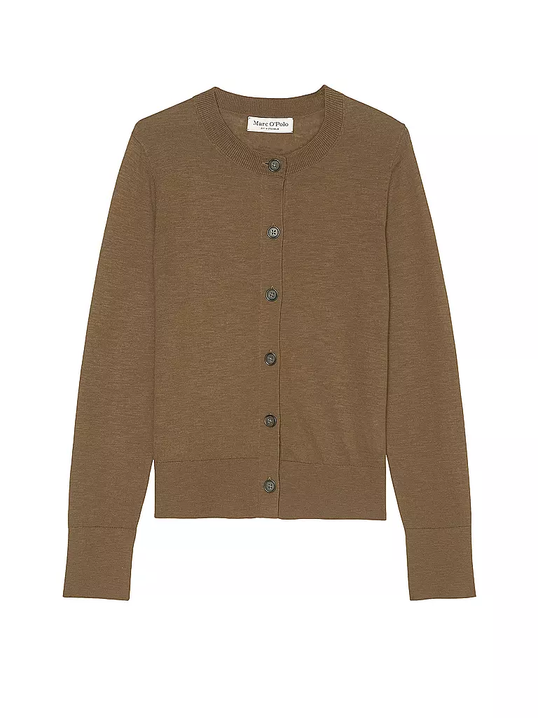 MARC O'POLO | Strickjacke | braun