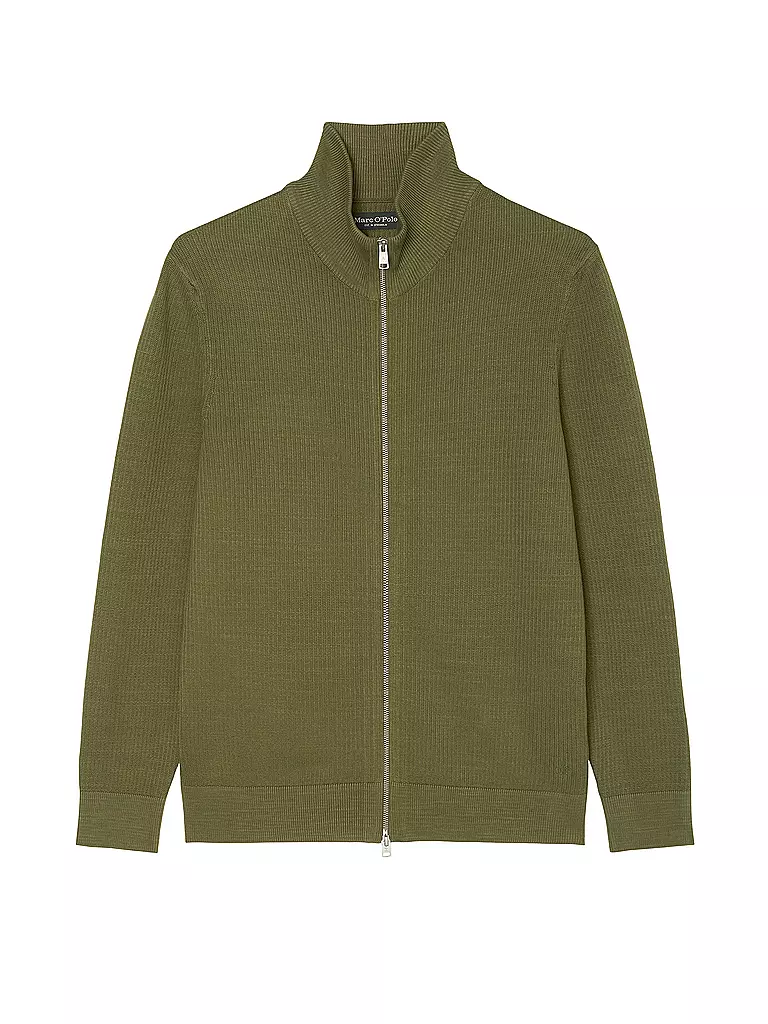 MARC O'POLO | Strickjacke | olive