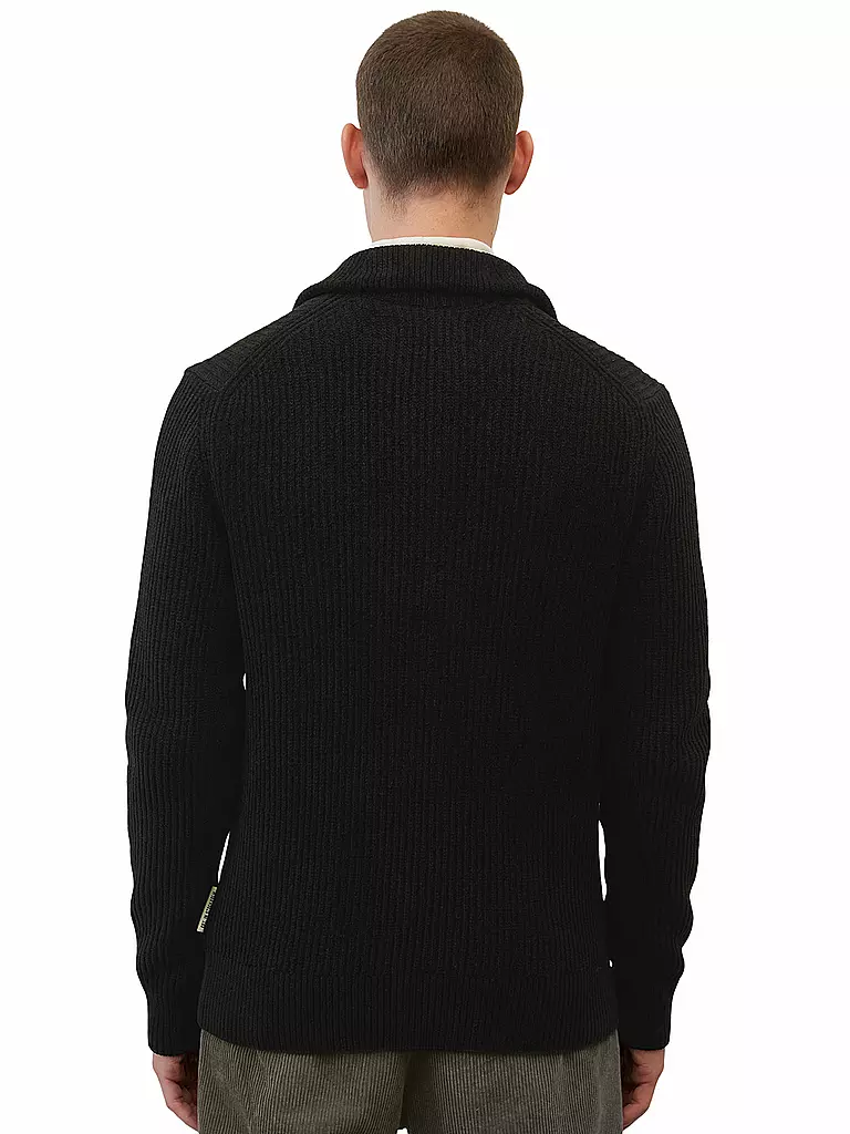 MARC O'POLO | Strickjacke | schwarz