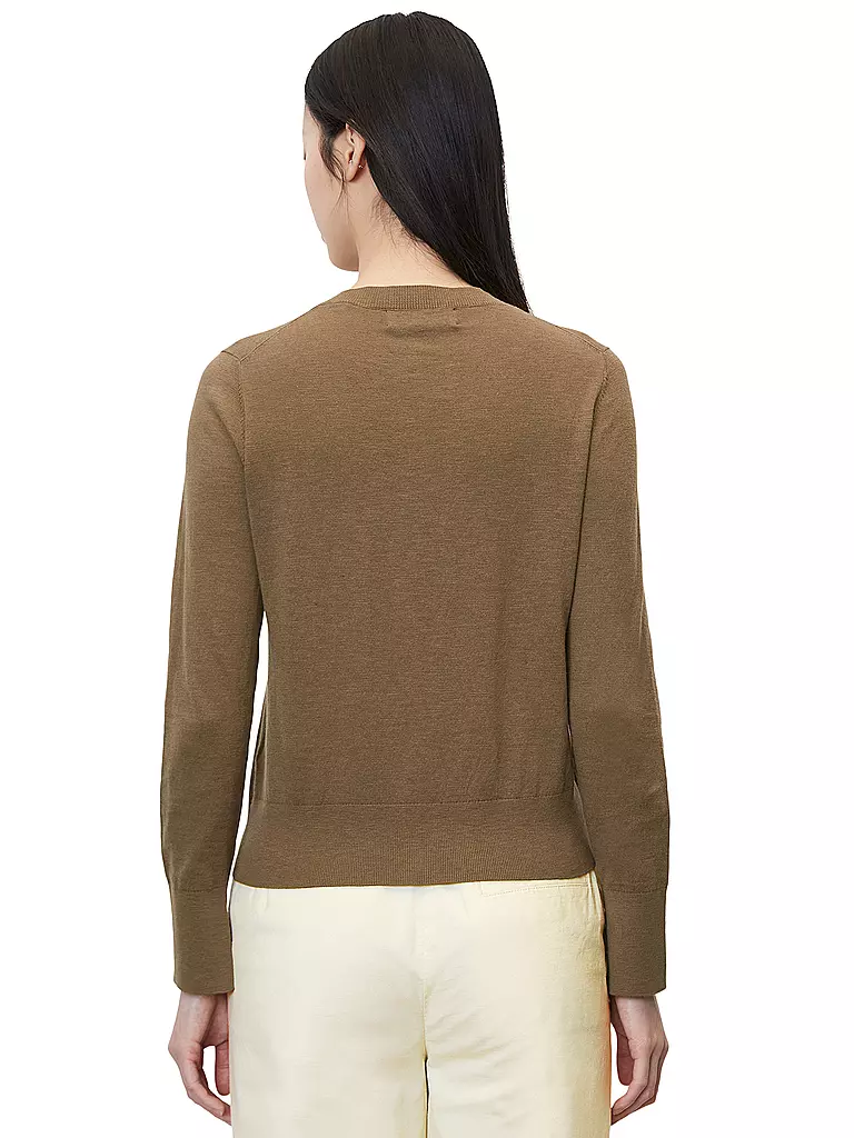 MARC O'POLO | Strickjacke | braun
