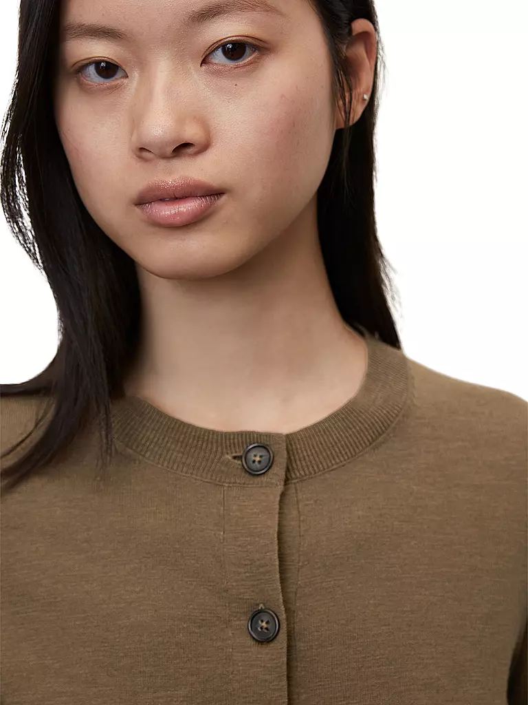 MARC O'POLO | Strickjacke | braun