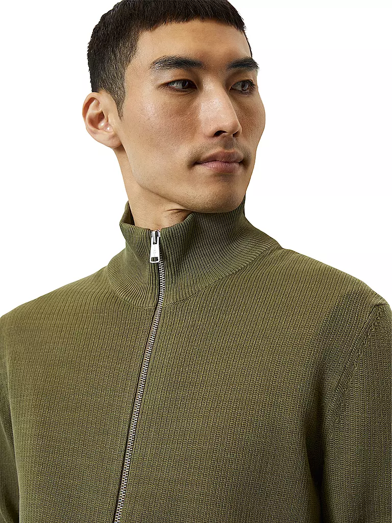 MARC O'POLO | Strickjacke | olive