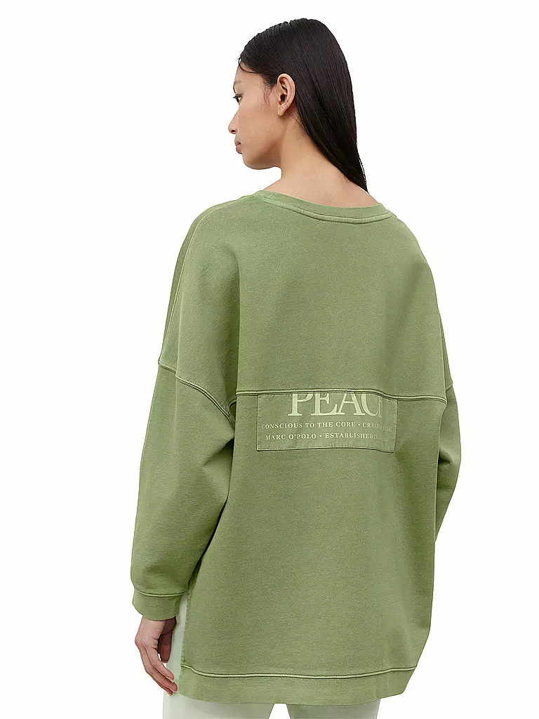 MARC O'POLO | Sweater Oversized Fit  | grün