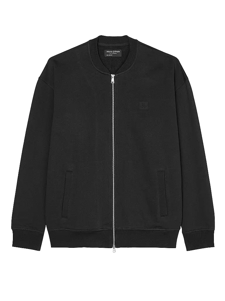 MARC O'POLO | Sweatjacke | schwarz