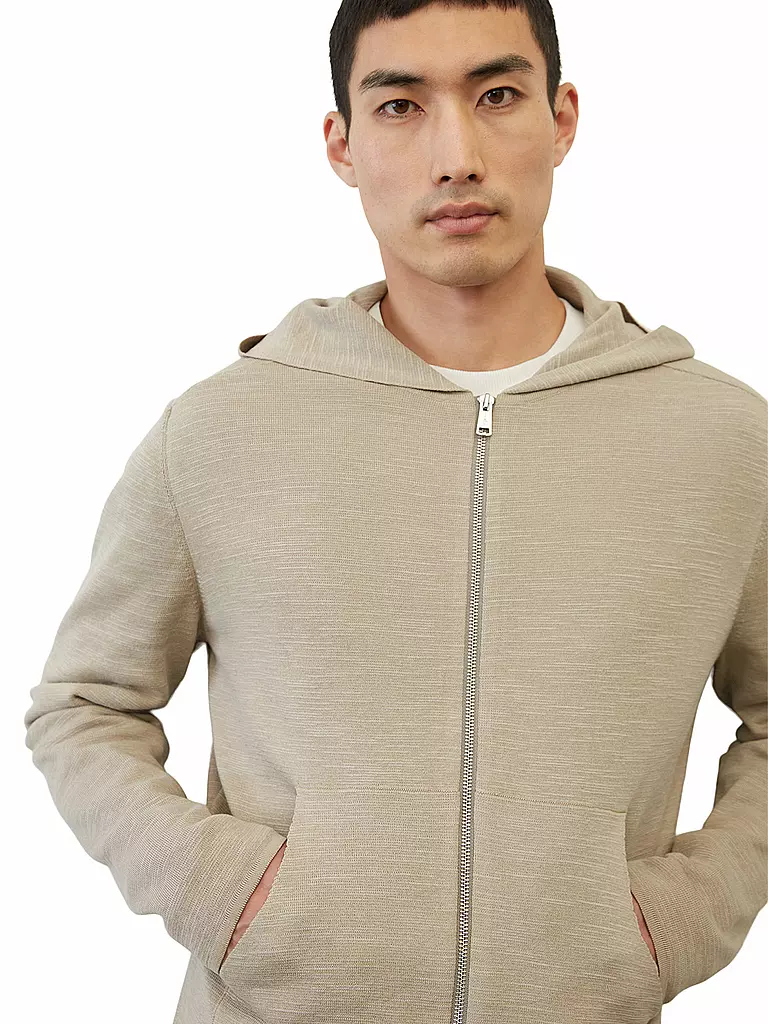 MARC O'POLO | Sweatjacke | beige