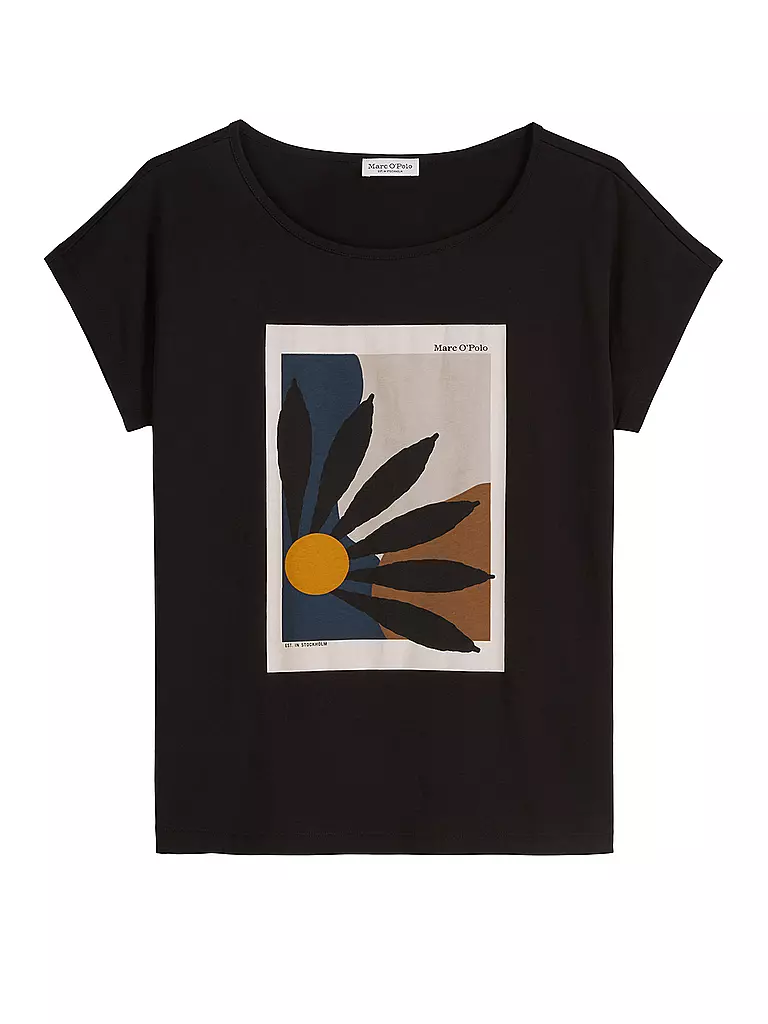 MARC O'POLO | T-Shirt  | schwarz