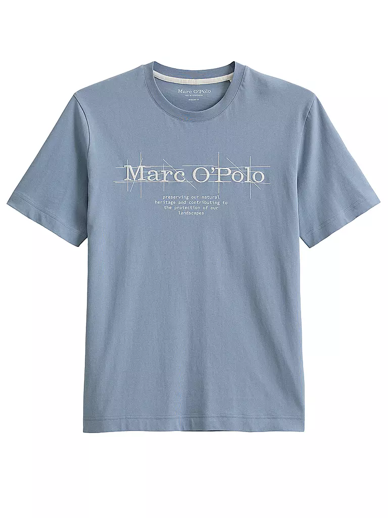 MARC O'POLO | T-Shirt  | hellblau