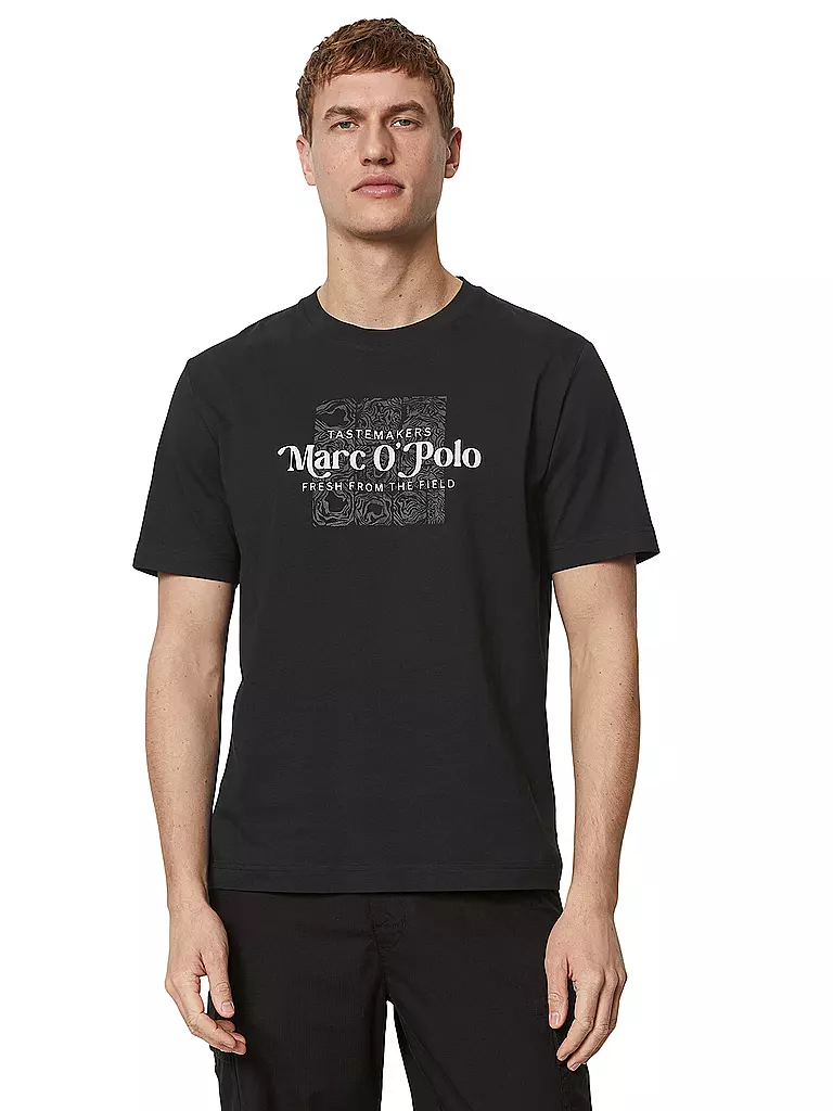 MARC O'POLO | T-Shirt  | schwarz