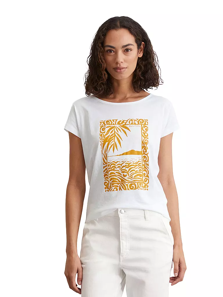 MARC O'POLO | T-Shirt  | weiss