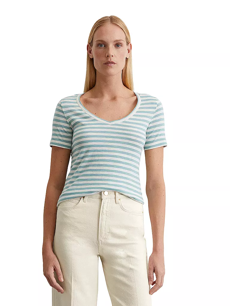 MARC O'POLO | T-Shirt  | hellblau