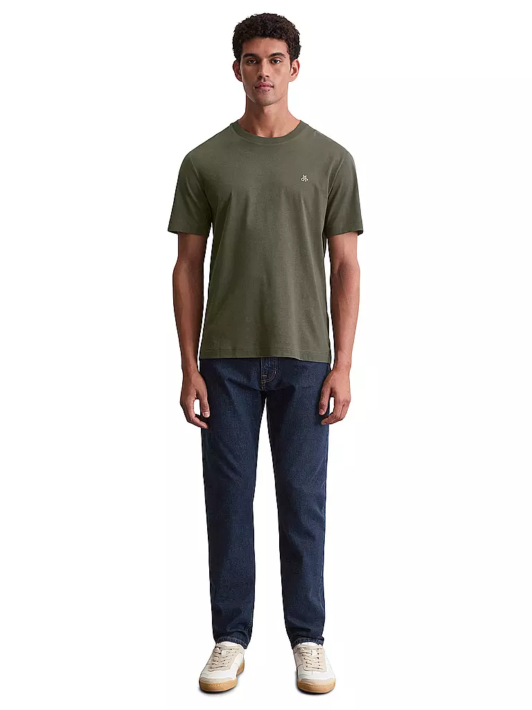MARC O'POLO | T-Shirt  | braun