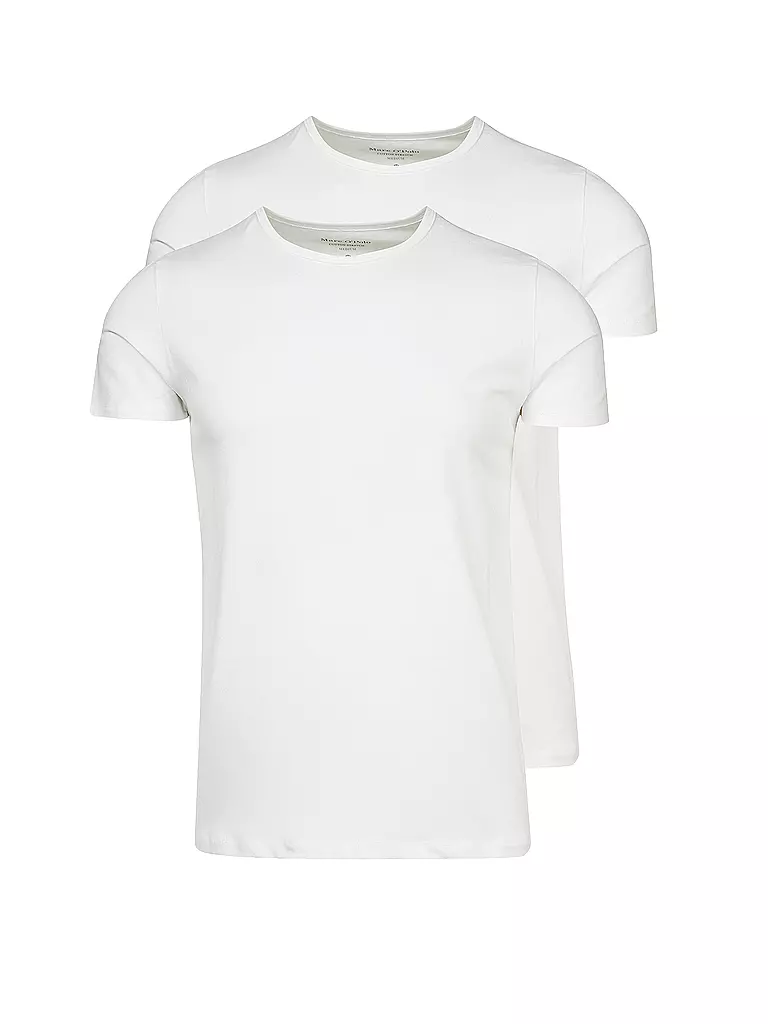 MARC O'POLO | T-Shirt 2er-Pkg. | weiss