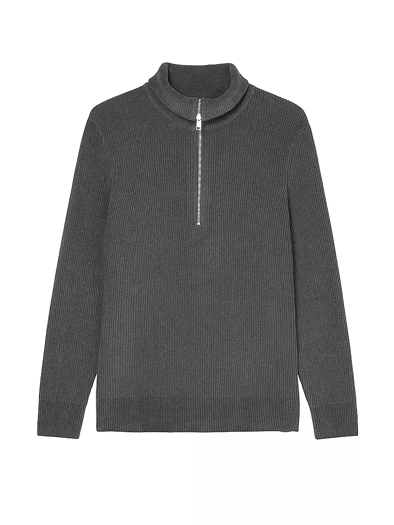 MARC O'POLO | Troyer Pullover | grau