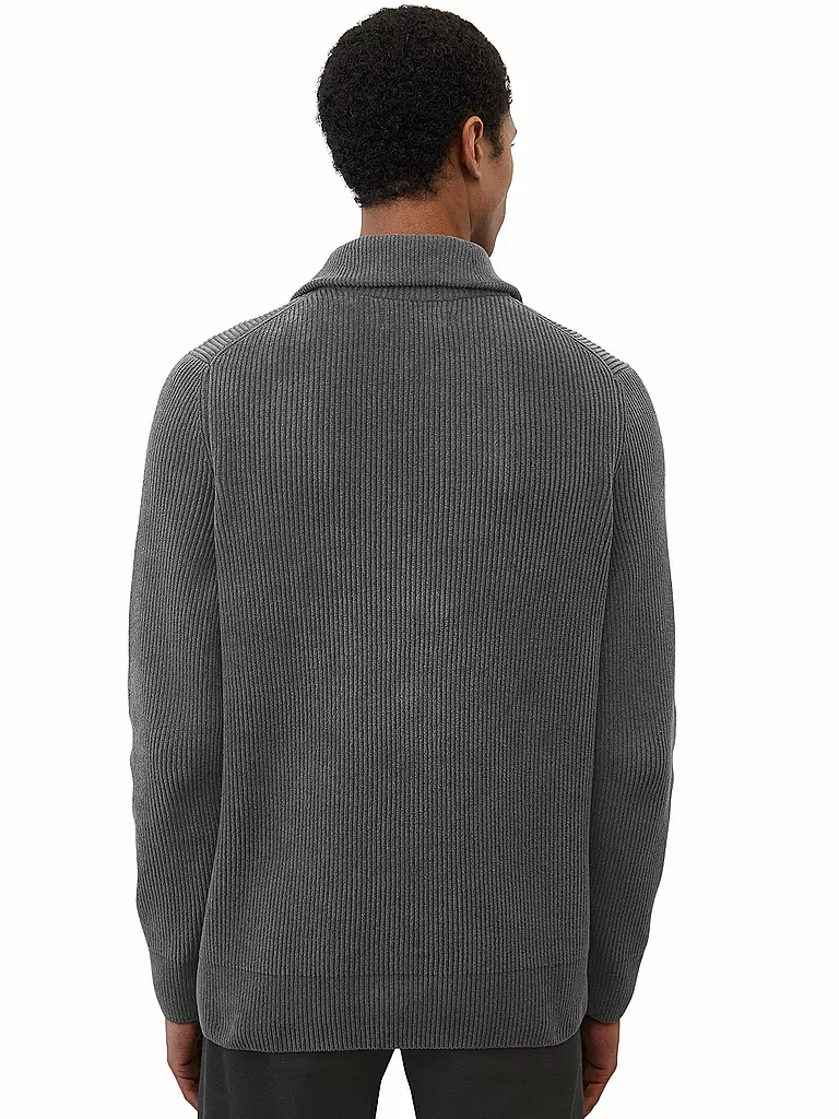 MARC O'POLO | Troyer Pullover | grau