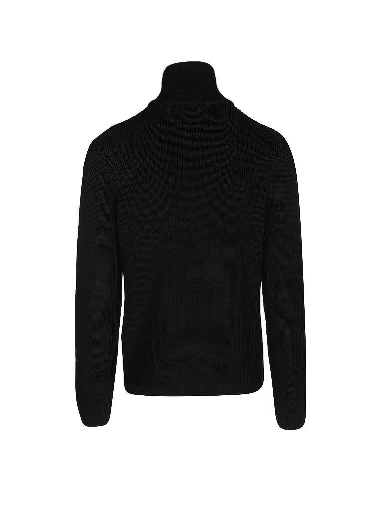 MARC O'POLO | Troyer Pullover | schwarz