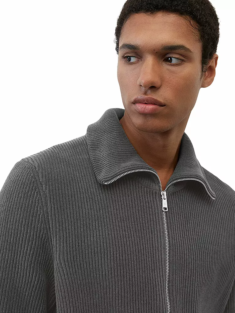 MARC O'POLO | Troyer Pullover | grau