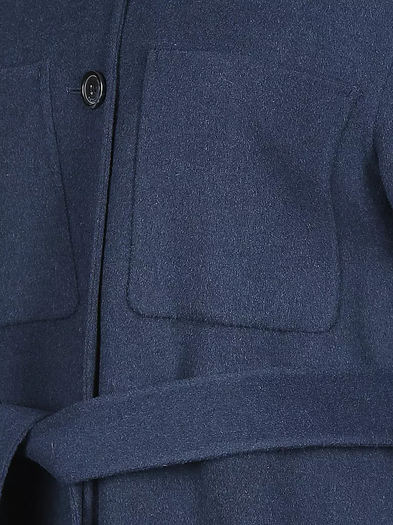 MARC O'POLO | Wollmantel | blau