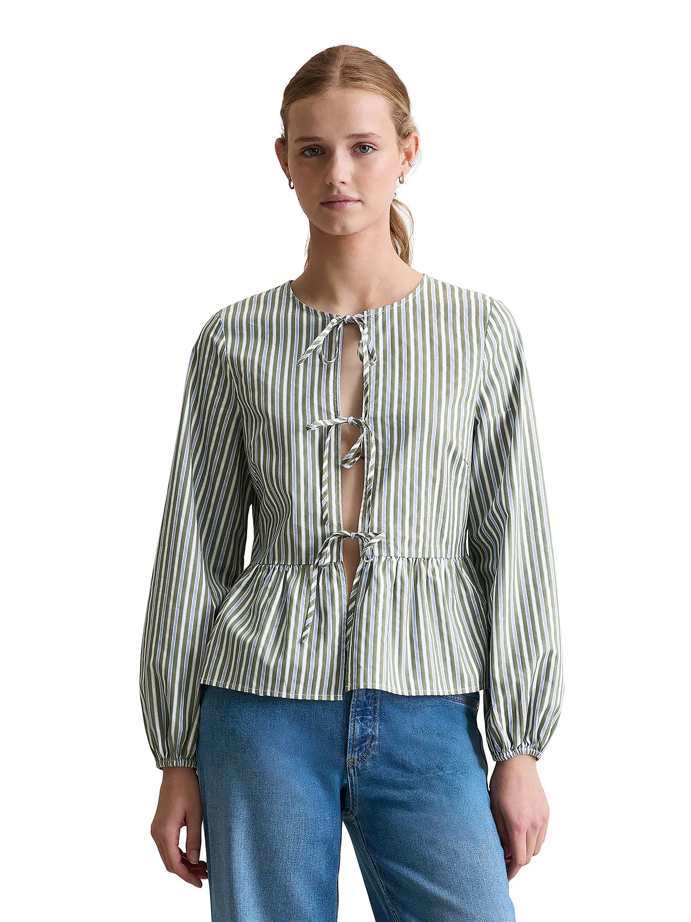 MARC O'POLO DENIM | Bluse  | hellgrün
