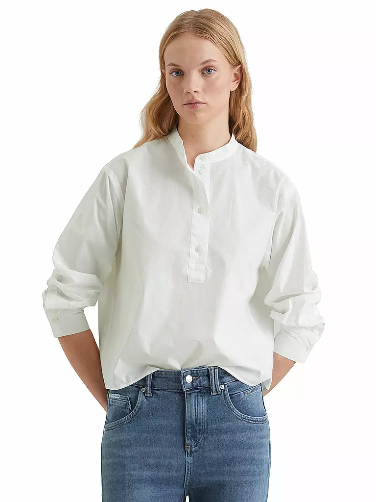 MARC O'POLO DENIM | Bluse  | weiss