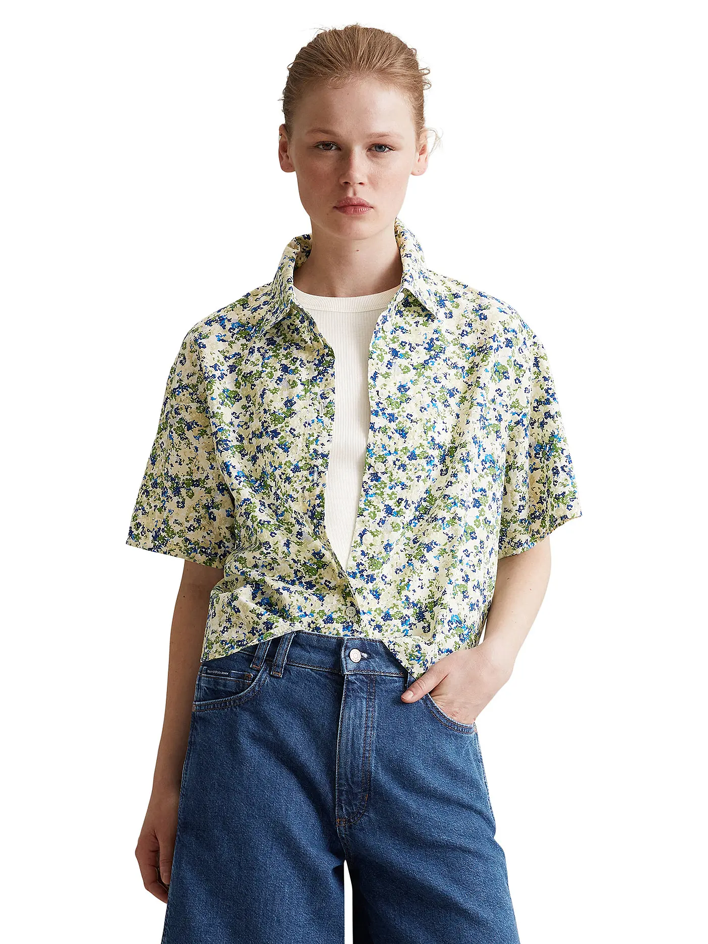 MARC O'POLO DENIM | Blusenshirt  | blau