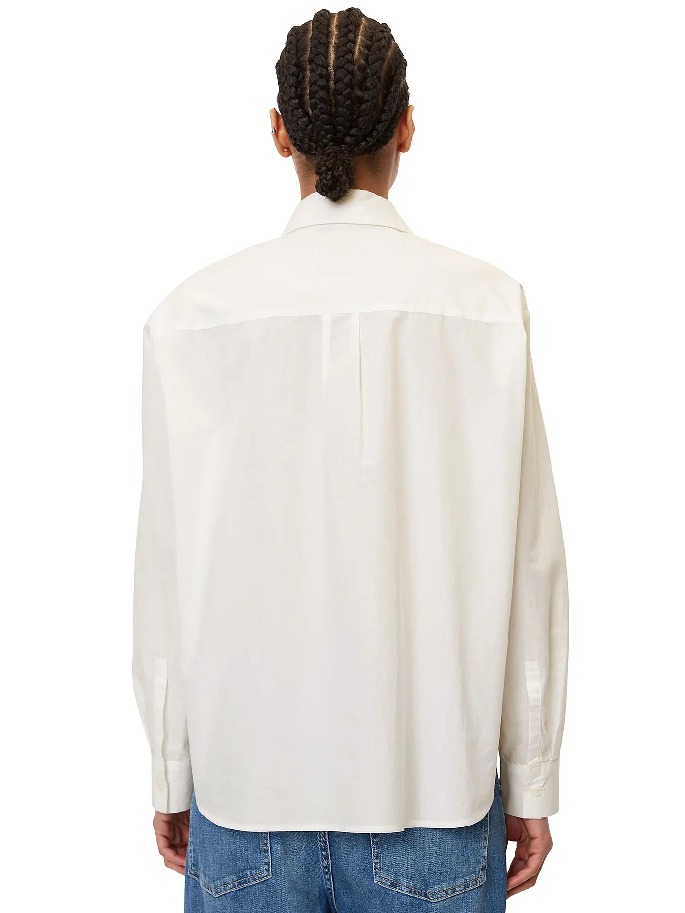 MARC O'POLO DENIM | Hemdbluse | weiss