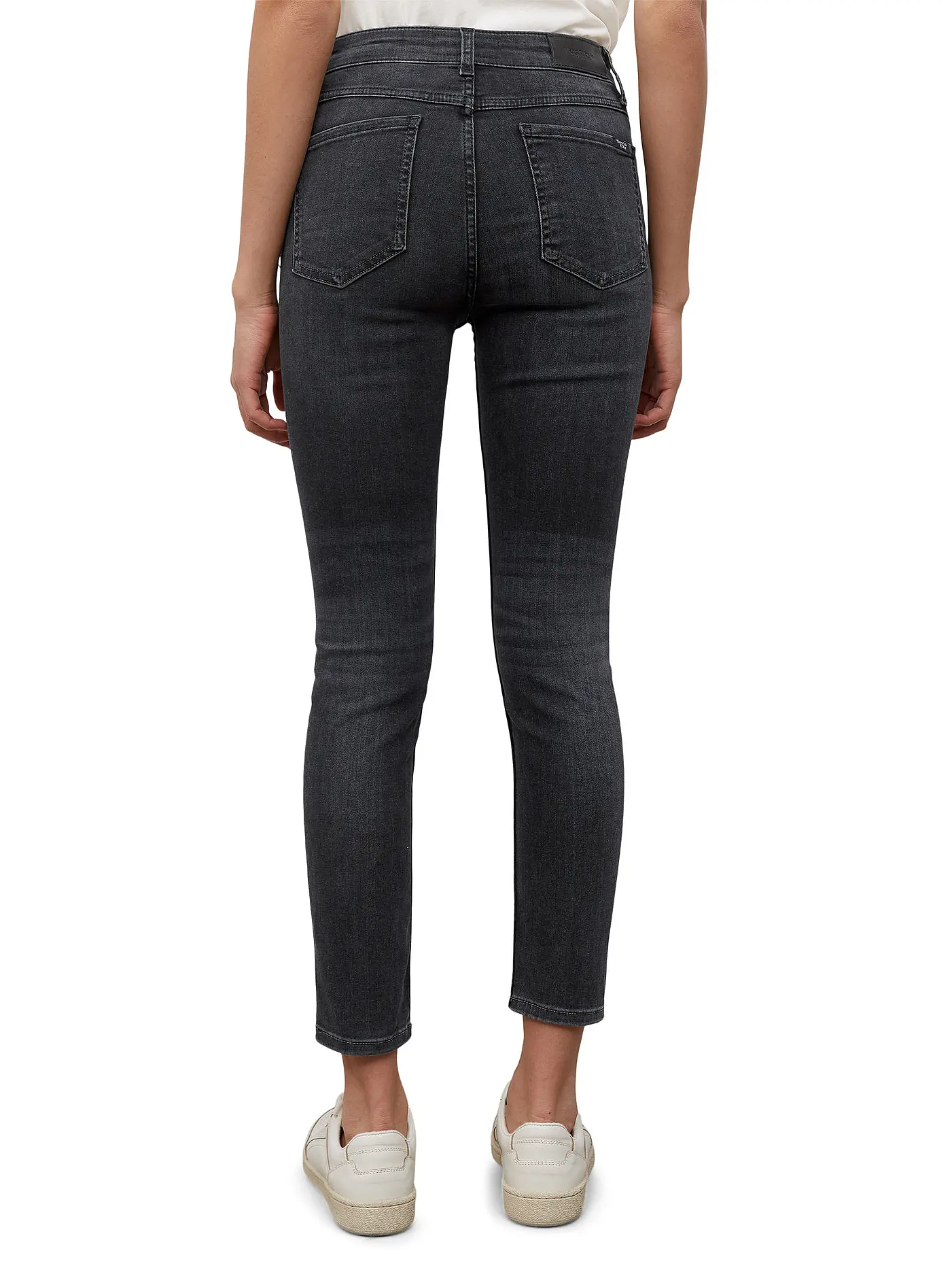 MARC O'POLO DENIM | Highwaist Jeans Skinny Fit 7/8 | blau