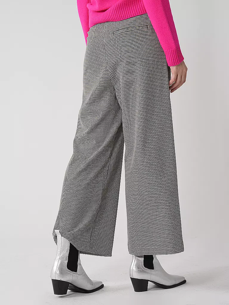 MARC O'POLO DENIM | Hose Wide Leg  | schwarz
