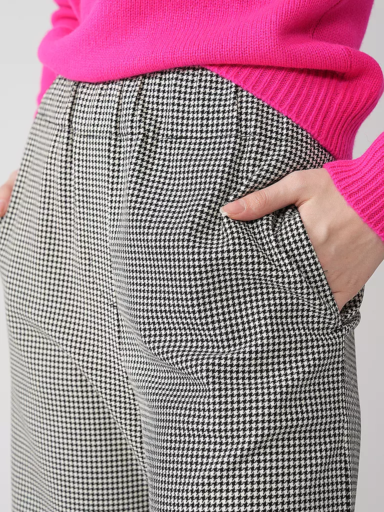 MARC O'POLO DENIM | Hose Wide Leg  | schwarz