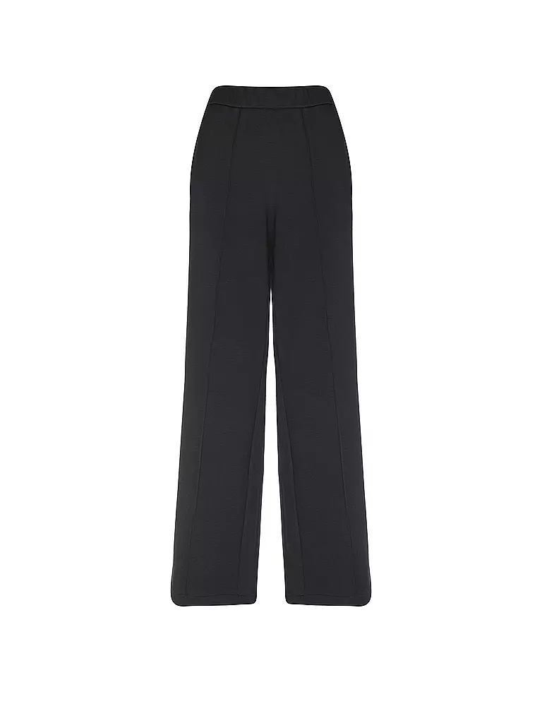 MARC O'POLO DENIM | Hose Wide Leg | Schwarz