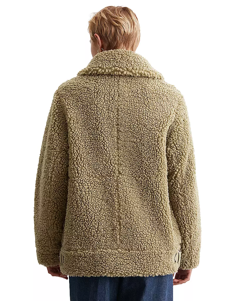 MARC O'POLO DENIM | Jacke in Felloptik  | braun